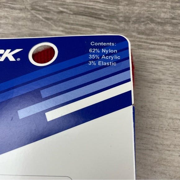 TCK Baseball Tube Socks Red NWT USA Made Size Large - Picture 3 of 6